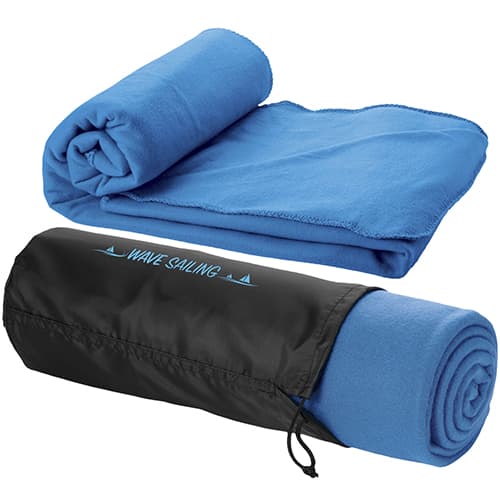 Fleece Blanket with Pouch Printed Blanket